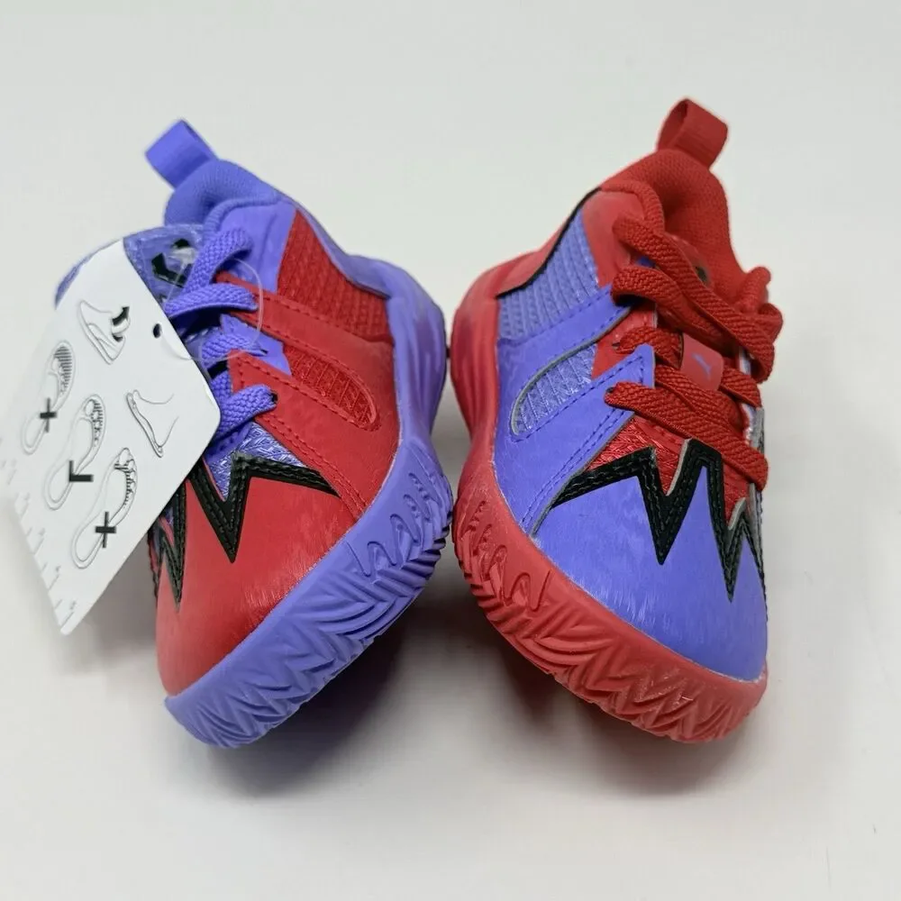 PUMA Scoot Zeros 1 Pred Sneakers Toddler Boys Kids Size 5 C Purple Red Shoes